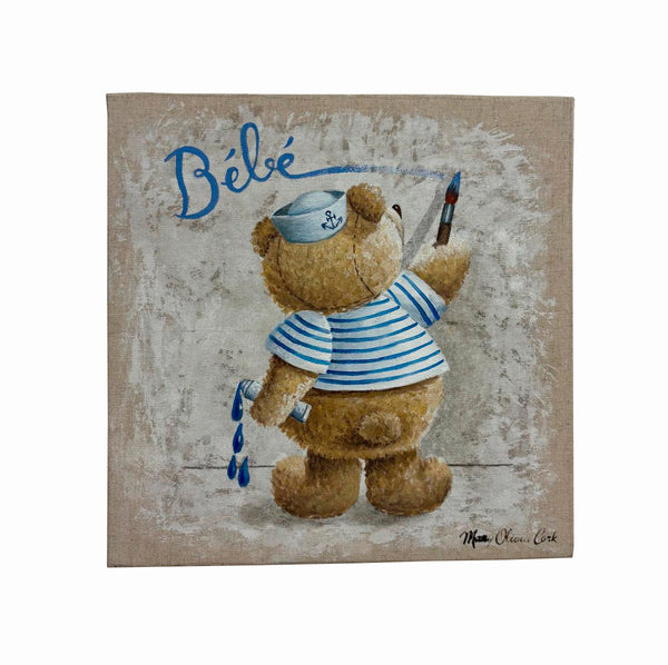 Cuadro Osito marinero Outlet