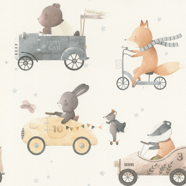 Papel pintado Cute Car DS