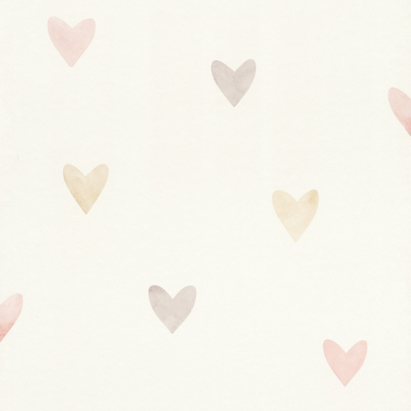 Papel pintado Corazones DS