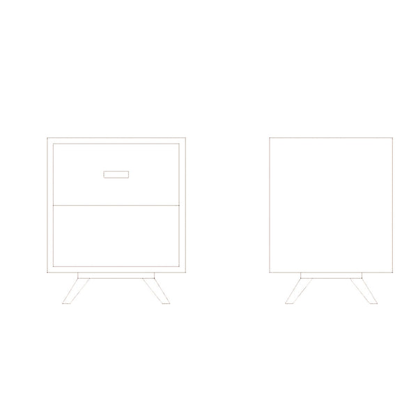 Mesita noche 1 cajón