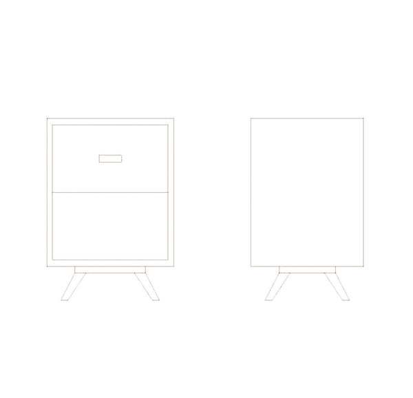 Mesita noche 1 cajón