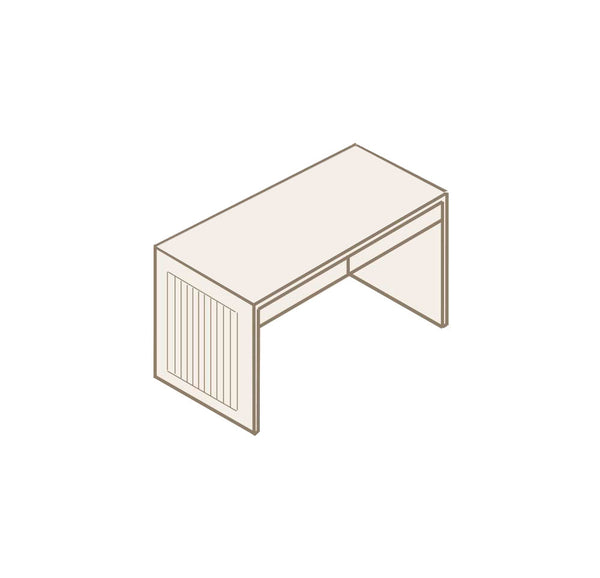 Escritorio con dos cajones