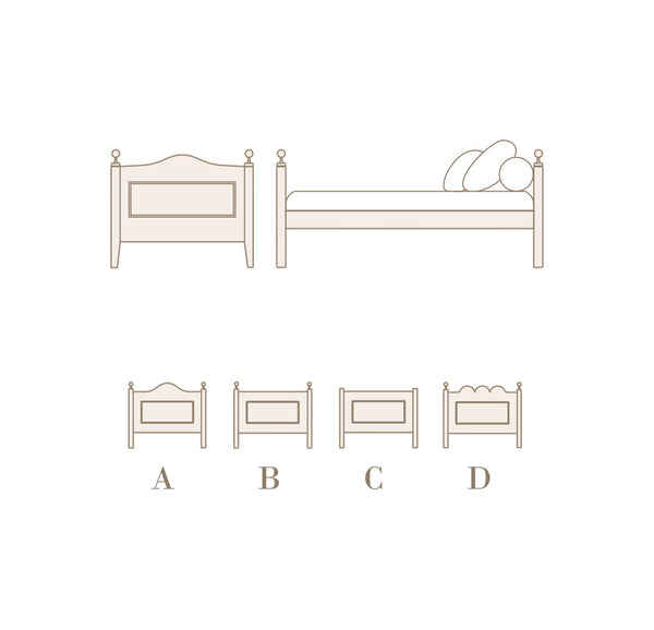 Camita para colchón de 140 x 70 cm