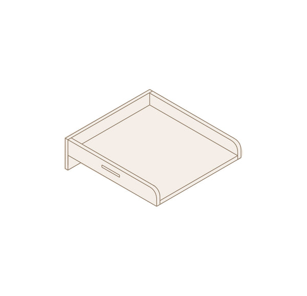 Bandeja cambiador para cómoda