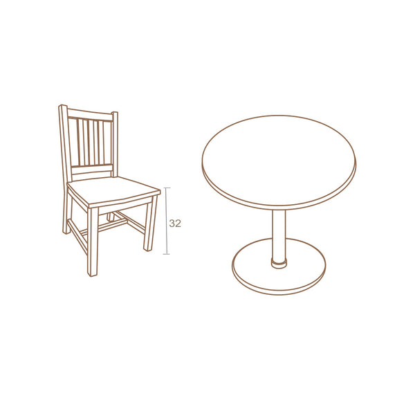 Sillita respaldo barrotes