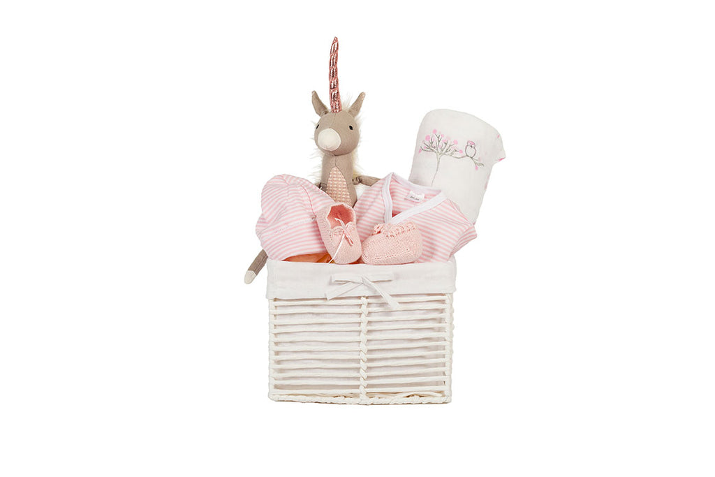 Cesta pequeña blanca